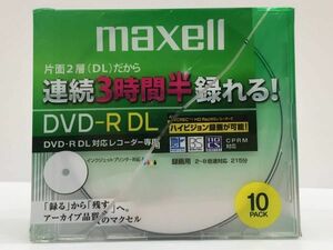 ◇マクセル 8倍速対応 DVD-R DL 8.5GB インクジェットプリンタ対応 DRD215WPB.5S 未使用品◇