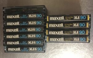 カセットテープ　ハイポジ　11本セット ・maxell XLⅡ 90 maxell XLⅡ-S 90
