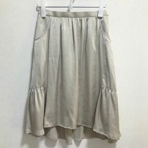訳あり 新品【 LAURA ASHLEY ローラアシュレイ 】日本製 大きいサイズ 3 上品なデザインの フレア スカート 安心のYKK メイドインジャパン