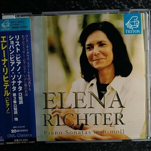 l（TRITON）エレーナ・リヒテル　リスト＆ショパン　ピアノ・ソナタ　ロ短調　Elena Richter Liszt Chopin Piano Sonata