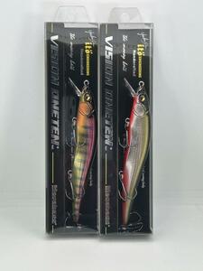 金曜終了 メガバス ビジョン ワンテン 未開封 2個セット M RB SHAD / M ENDMAX VISION 110 ONETEN