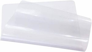 PVCマット 48×64cm 1.5mm すりガラス風 クリアマット 透明マット 撥水 防水 ランチョンマット デスクマット 子供 小さめ 保護マット