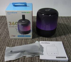 YI オ5-95 Anker Soundcore Glow Mini Bluetoothスピーカー 360°サウンド 中古