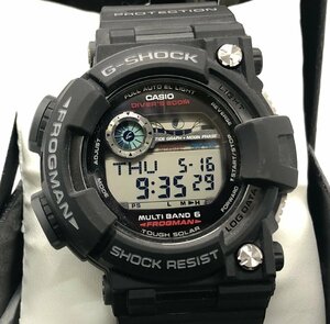 CASIO G-SHOCK FROGMAN 型番:GWF-1000 カシオ ジーショック フロッグマン ブラック メンズ 腕時計 ☆良品☆[771-0516-N1]