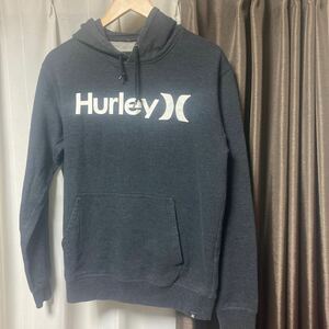 Hurley ハーレー スウェットパーカー ロゴ ブラック Sサイズ