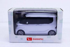 ●DAIHATSU/ダイハツ Tanto/タント プルバックカー ミニカー ホワイト グッズ ノベルティ【10746918】