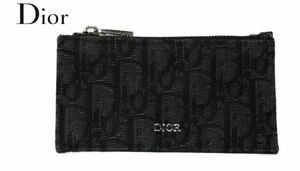【値下げ商品！！】ディオール ジップカードホルダー コインケースレ 小銭入れ コンパクトウォレット ポーチ 財布 メンズ Dior GT10047