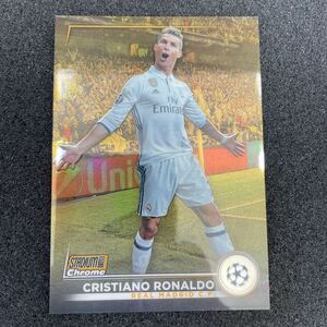 topps stadium club chrome soccer CRISTIANO RONALDO 15/50 REAL MADRID C.F.