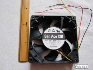 新古品　FAN San Ace 120 24V0.17A12cm 　FAN no.1