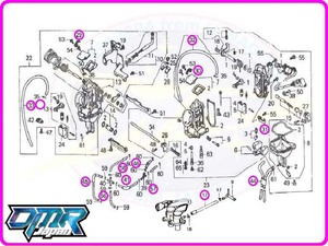 【新品】 キャブレターホースセット 【ホースクリップ付】 （エアソレノイド・エアベント・ドレイン） NSR250R MC21