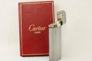 Cartier カルティエ ガスライター オーバル型 シルバーカラー 喫煙具【彩irodori】