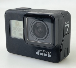 【1円出品】K2641 GoPro HERO7 Black ゴープロ アクションカメラ 3WAY 三脚 自撮り棒 ミニ三脚 アクセサリー 純正バッテリー 動作確認済み