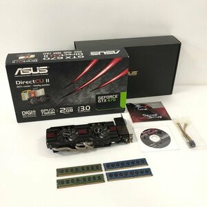 TEI【中古品】 ASUS グラフィックカード NVIDIA GeForce GTX670チップセット GTX670-DC2-2GD5 GPU 〈88-230902-TS-3-TEI〉