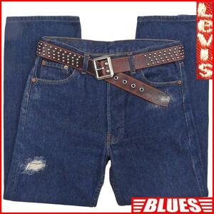 即決★アメリカ製 リーバイス 501XX★W31 ハードダメージ加工ジーンズ Levis メンズ 90s バレンシア製 555デニム パンツ USA製