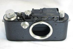 希少な美品 Leica DⅢ ブラック 綺麗なエナメルブラックペイント バルナックライカ