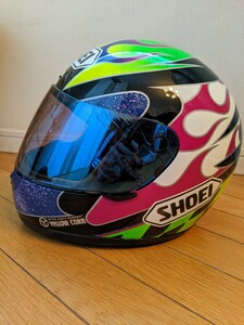 故.若井伸之レプリカ SHOEI フルフェイスヘルメット