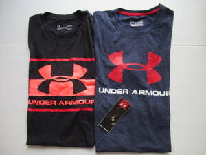 美品★アンダーアーマー★UNDER ARMOUR★半袖Tシャツ★LG★HEAT GEAR★2枚まとめて★おまけあり