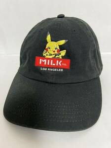 ☆ 送料無料 ☆ 美品 即決 MILKFED ポケモン バンドフェス ピカチュウ キャップ 帽子 限定 コラボ ☆ ポケモンセンター