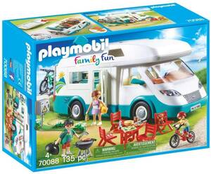 送料無料 即決！新品 PLAYMOBIL 70088 ファミリーキャンパー車 プレイモービル 