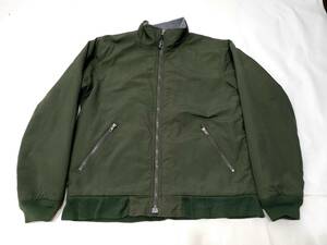 ～00s llbean 裏ポーラテックフリース ナイロンジャケット メンズ S オリーブ 00年代 POLARTEC warmupjacket ウォームアップジャケット