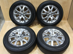 B229 ホンダ 純正 オデッセイ RB1 RB2 16X6.5J+55 PCD114.3 ヨコハマ BlueEarth RV02 215/60R16 21年製 バリ溝 ヴェゼル エリシオン 山梨県