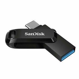 新品 SanDisk USBメモリー512GB Type-C/Type-A兼用 150MB/s USB3.0対応 回転式キャップ