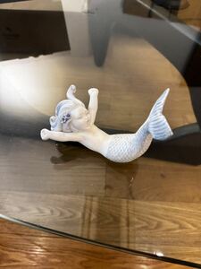 リヤドロ Lladro 無邪気なマーメイド 置物 陶器 人形 人魚