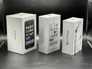  新品　未開封　iPhone3g 4s 5s セット　骨董品　　シュリンク付き　