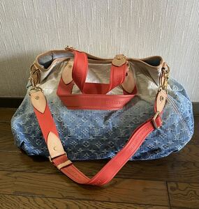 LOUIS VUITTON ルイ・ヴィトン トートバッグ サンライト モノグラムデニム M40411 & ヴィトンカップ　ポーチ 未使用 レア