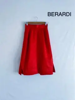 【BERARDI／ベラルディ】デザインミディスカート　フレアスカート