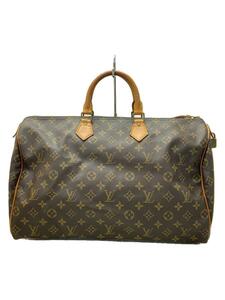 LOUIS VUITTON◆1)スピーディ40_モノグラム・キャンバス_BRW/PVC/BRW