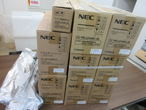 NEC　ドラムカートリッジ　PR-L9100C-35（カラー）６本とPR-L9100C-31（ブラック）２本とトナー回収ボトルとおまけ