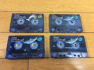 TDK カセットテープ CDing ジャンク4本セット　イルカ