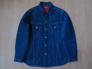 日本製 BLUEBLUE デニム キルティング 中綿 ジャケット 1 S ブルーブルー ジージャン インディゴ ブルゾン ワーク シャツ JAPAN 聖林公司