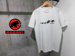 MAMMUT マムート QD Logo Print T-Shirt AF Men/ロゴプリント Tシャツ 3XL/1017-02010/速乾性/メンズ/白 ホワイト/アウトドア キャンプ