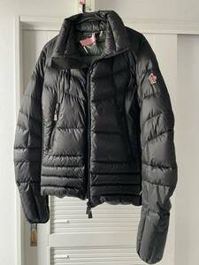 MONCLER GRENOBLE モンクレール ダウンジャケット ブラック グルノーブル Hawaii 黒 メンズ　1 スキー　2017ジップアップ　クリーニング済