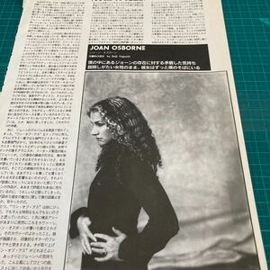 E4　切り抜き　JOAN　OSBORNE　ジョーンオズボーン　OASIS　オアシス　TAKE　THAT　テイクザット　JAN　STENFORS