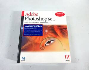 未開封 Adobe Photoshop 6.0 日本語版 Macintosh フォトショップ Mac 未使用 保管品