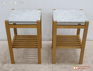 ◆展示品◆ KITANOSUMAI SEKKEISHA 北の住まい設計社 n’frame Side Table エヌフレーム サイドテーブル 2点セット 26万