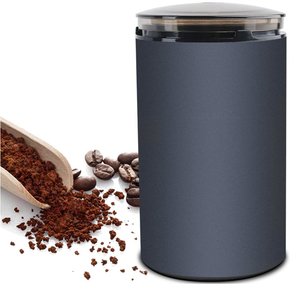 コーヒーミル 電動 コーヒーグラインダー ミルミキサー 粉末 コーヒー豆 ひき機 水洗い可能 一台多役 掃除ブラシ付 簡単 高性能ミル