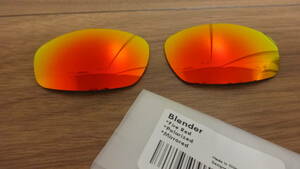 処分価格！★オークリー ブレンダー用 カスタム偏光レンズ FIRE RED Color Polarized 新品 OAKLEY Blender 