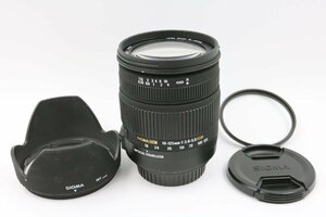 《動作保証》 SIGMA シグマ AF 18-125mm f/ 3.8 - 5.6 DC HSM OS ズーム 専用 フード付 キャノン Canon EF マウント レンズ