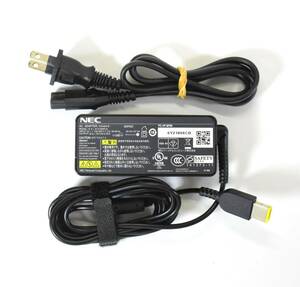 NEC 純正 ACアダプター45W 20V 2.25A ADP003ADP-45TD E A13-045N1A PC-VP-BP98 四角コネクター NEC 45W