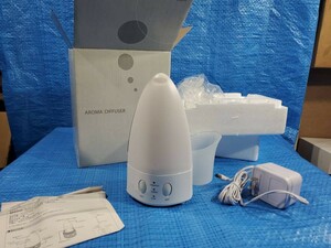 [値下げ] ★850円即決! upaj 美品 超音波振動加湿方式アロマ ディフューザー NC40182 箱説明書付き 通電確認済み