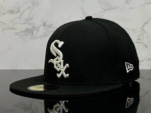 【未使用品】18C★NEW ERAニューエラ 59FIFTY×MLB シカゴ ホワイトソックス Chicago White Sox コラボ キャップ 帽子《SIZE 7 1/8・56.8》