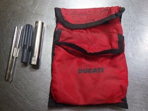 ドゥカティSS900 DUCATIロゴ入り布袋付き車載工具☆SS1000DS、SS750