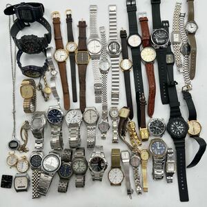 まとめ売り 腕時計 懐中時計 SEIKO CASIO CITIZEN クォーツ 電波 ソーラー 色々 50本 中古 ジャンク 部品取りなどにも