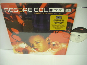 ■LP V.A.(BEENIE MAN、SIZZLA、TOK、CECILE、ELEPHANT MAN他) / REGGAE GOLD 2001 US盤 VP Records ?VPRL1629 ◇r21020