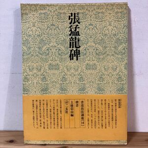 シヲ☆0416[書道技法講座 16 張猛龍碑 北魏] ※書き込みあり 二玄社 中国書道