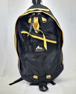 旧タグ USA製 GREGORY DAYPACK 黒 黄 00s 00年代 アメリカ製 グレゴリー デイパック ブラック イエロー